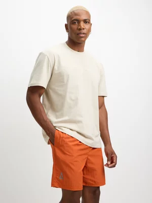 Mens APX Easy-care Orange Shorts 