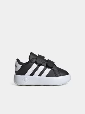 Toddlers adidas Grand Court Black/White Sneaker 