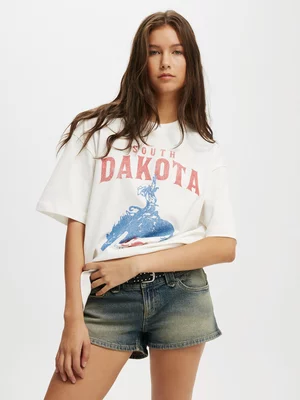 Women's Cotton On White The Premium Boxy Graphic T-Shirt