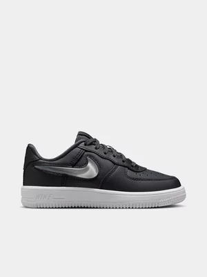 Nike Kids Air Force 1 Smoke Grey/Black/White Sneaker