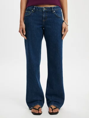 Women's Cotton On Blue Low Rise Straight Jeans