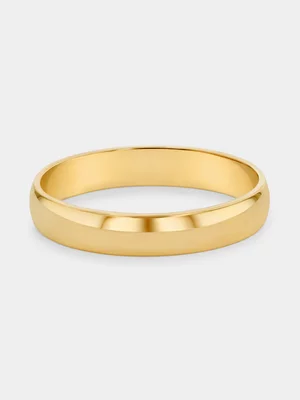 Yellow Gold Plain Wedding Band