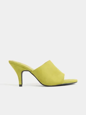 The FIX Women's Green Suede Heel