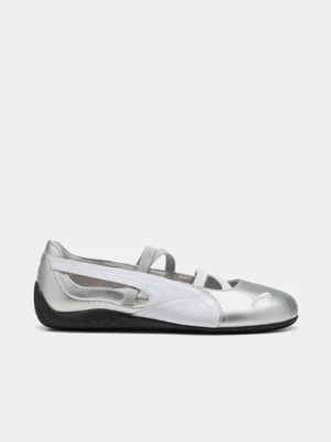 Puma Women's Speedcat Ballet Silver/White Sneaker