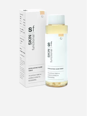 SKIN functional 7% Glycolic Acid + Licorice Extract + Resveratrol Exfoliating Tonic