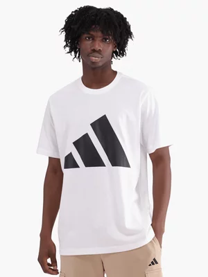 adidas Mens Big Logo White Tee