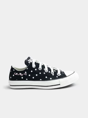 Women's Converse Chuck Taylor All Star Poker Dot Black/White Sneaker