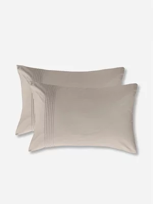 Volpes Astoria Latte Pillowcase Pair