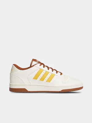 adidas Mens Break Start Low White/Grey Sneakers 