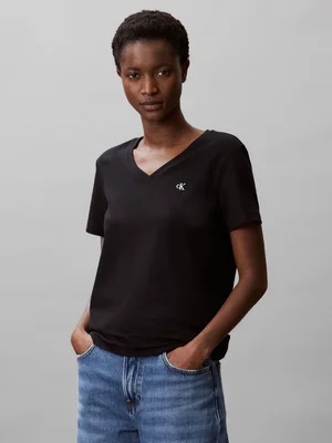 Women's Calvin Klein Black Archive Jersey T-Shirt