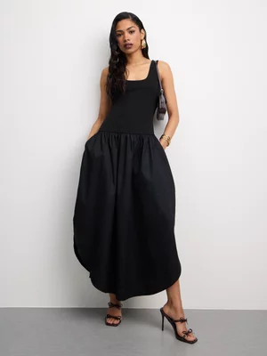 The FIX Women's Black Tulip Hem Dress