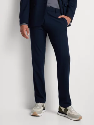 Markham Men's Core Slim Fit Blue Suit Trouser