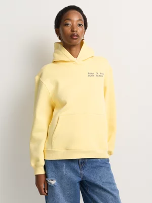 Co-Ord Printed Fleece Hoodie
