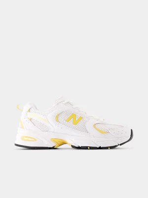 New Balance Women's 530 White/Yellow Sneaker