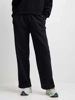 TS Womens Wide Leg Black Jogger