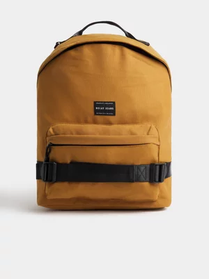 Relay Jeans Men's Canvas Tan Backpack