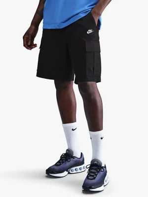 Nike Mens Club Woven Black Cargo Shorts