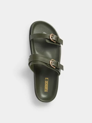 The FIX Women's Fatigue 2 Buckle Strap Sandal
