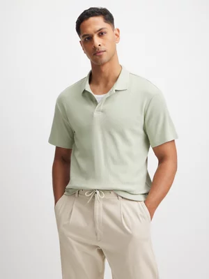Exact Men's Green Rib Golfer 