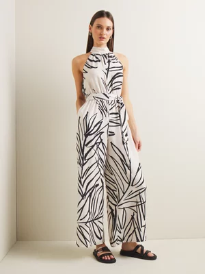 Women's Iconography Funnel Neck Jumpsuit