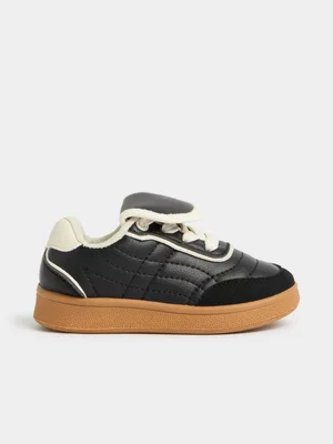 Jet Younger Boys Black Fashion Retro Sneaker