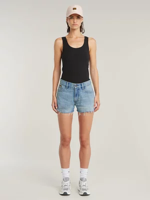 G-Star Women's Pasado Raw Edge Denim  Blue Shorts