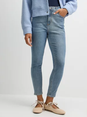 Exact Women's Mid Vintage Wash Skinny Jeans