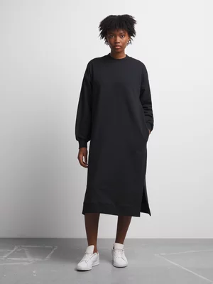 Women's Canvas Sweat Dress Black