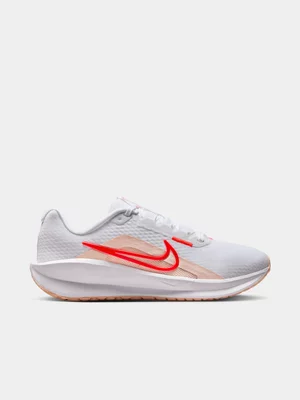 Nike Womens Nike Downshifter 13 White/Crimson Running Shoes 