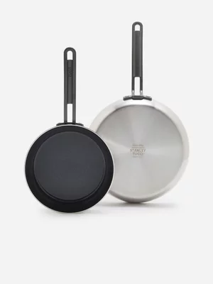 Greenpan Stanley Tucci Frypan Set 2Pc Stainless Steel