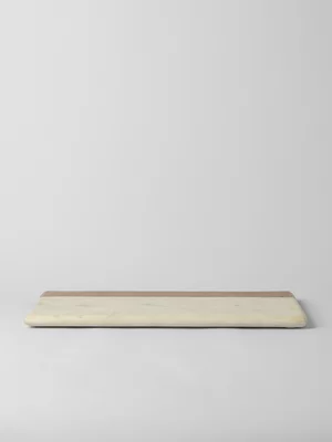 @home Inlay Marble & Wood Cutting Board