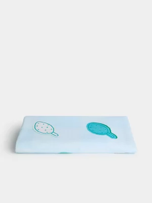 Granadilla Checkerboard Lolly Blue Towel