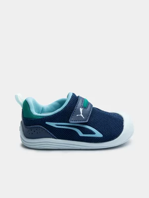 Toddlers Puma Kitten Blue/Green Sneaker