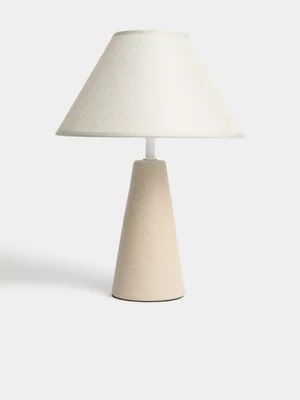 Jet Home Stone Tall Tapered Bedside Lamp