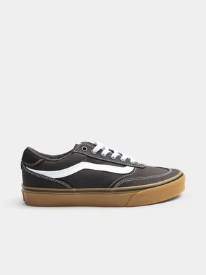 Mens Vans Brooklyn LS Black/Gum Sneaker