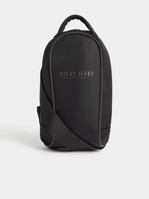 Relay Jeans Men's Black Body Bag 