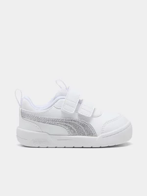 Toddlers Puma Multiflex 2 Glitz White Sneaker