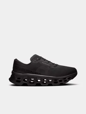 On Men Cloudmonster 3 Black Running Shoes 