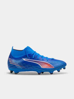 Puma Mens Ultra 6 Match+ FG/AG Blue Boots
