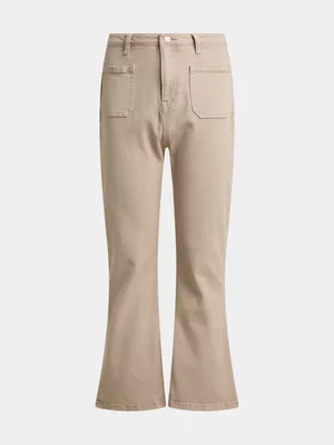 Exact Older Girl's Natural Flared Leg Jeans 