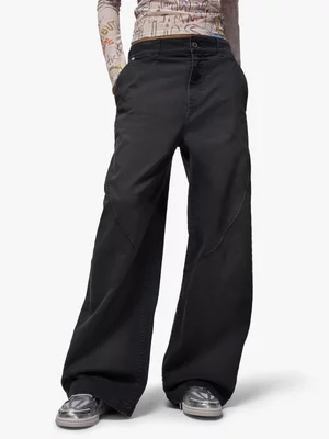 Jordan Women's Flight '91 Wide-Leg Black Baggy Pants