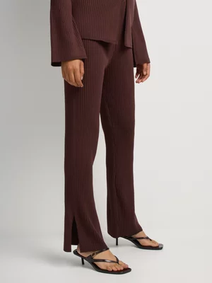 Co-Ord Rib Flare Pants 