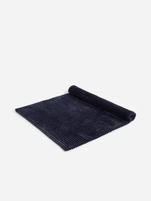 Jet Home Navy Stripe Flannel Blanket 150x200cm