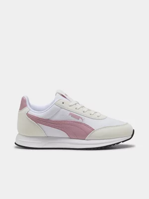 Women's Puma R78 Lightwind Cream/Pink Sneaker