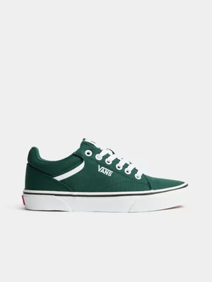 Vans Womens Seldan Canvas Emerald/White Sneakers 