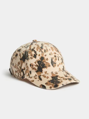 Relay Jeans Men's Cow Skin All Over Print Cap