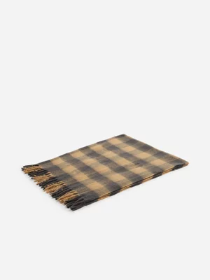 Jet Home Black Mohair Throw 180 x 200 cm