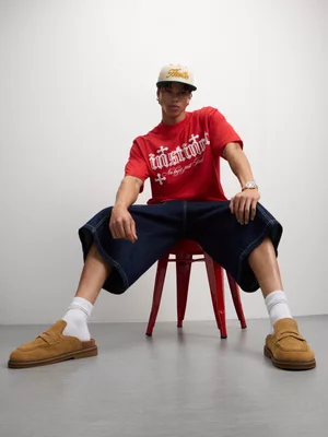 The FIX Men's Red Gothic Graphic Top