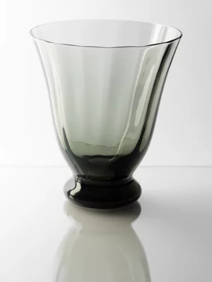 Sur La Table Flared Footed Glass Smoke 320ml