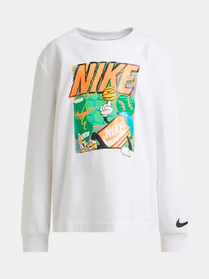Nike Unisex Kids White T-Shirt